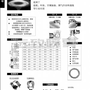 中小流量空心噴嘴-AB系列