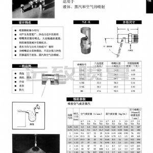 偏轉(zhuǎn)扇形噴嘴--K系列